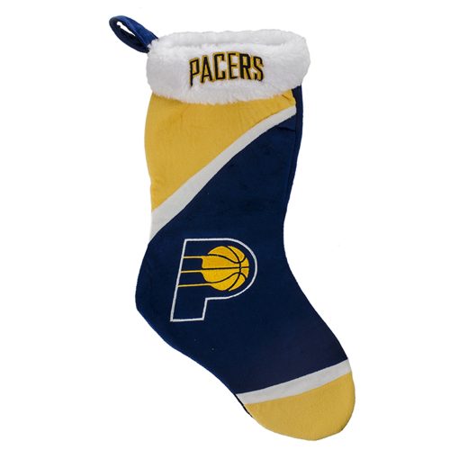 Indiana Pacers Colorblock Stocking in Navy, Gold, and White - Side View